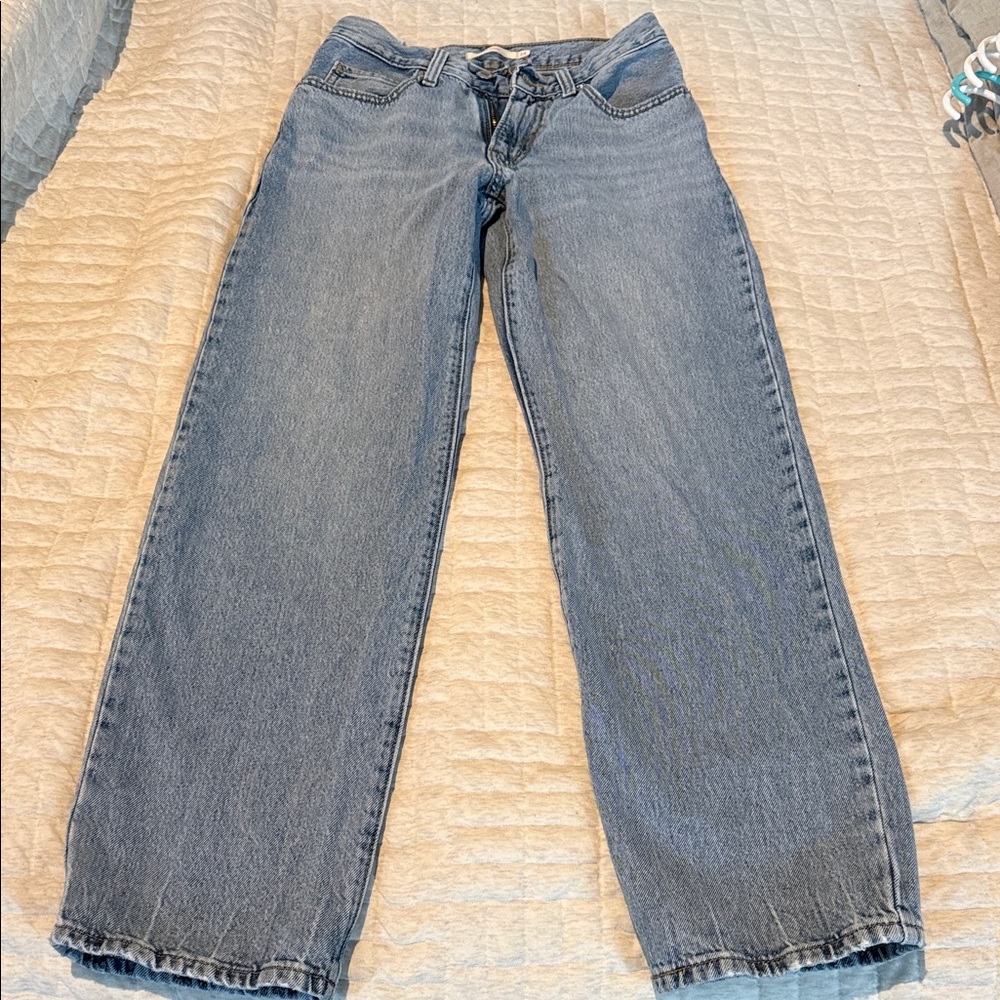 Levi's Light Blue Straight Leg Jeans